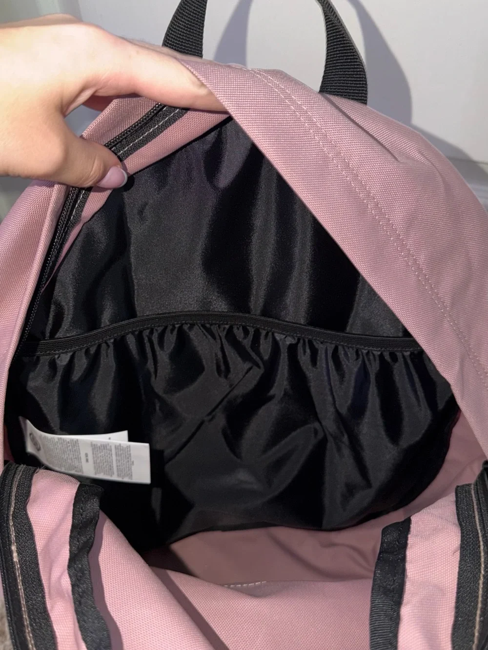 Dickies Dusty Mauve Backpack with Black Trim